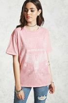 Forever21 Mineral Wash Graphic Tee