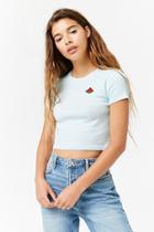 Forever21 Cropped Watermelon Patch Tee