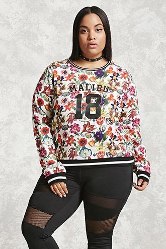 Forever21 Plus Size Malibu Floral Top