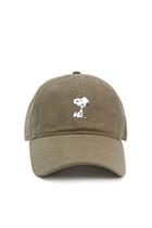 Forever21 Snoopy Graphic Baseball Hat