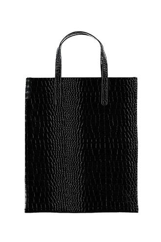 Forever21 Faux Croc Leather Tote