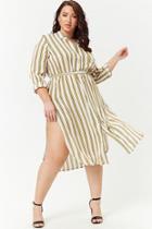 Forever21 Plus Size Striped Shirt Tunic