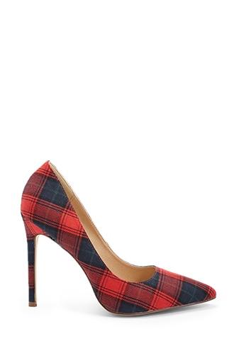 Forever21 Plaid Stiletto Pumps