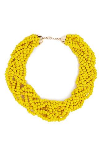 Forever21 Layered Beaded Statement Necklace