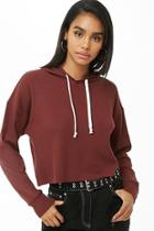 Forever21 Waffle-knit Hooded Top