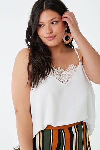 Forever21 Plus Size Eyelash-trim Cami