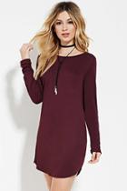 Forever21 Women's  Plum Classic T-shirt Dress