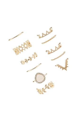 Forever21 Ornate Midi Ring Set