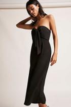 Forever21 Selfie Leslie Strapless Culotte Jumpsuit