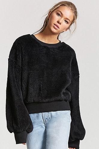 Forever21 Faux Fur Sweatshirt