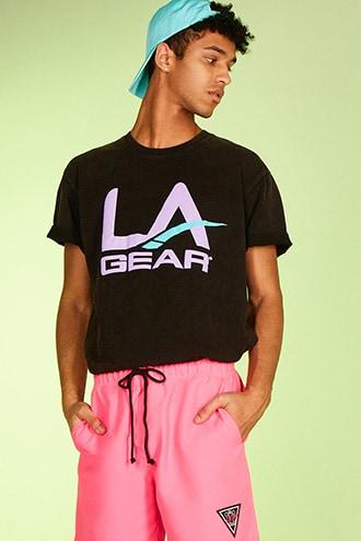 Forever21 L.a. Gear Faded Graphic Tee
