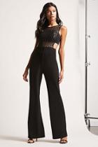 Forever21 Geo Flared Jumpsuit