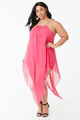 Forever21 Plus Size Triangle Hem Dress