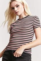 Forever21 Stripe Ribbed Knit Top