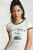 Forever21 Tacos Graphic Ringer Tee