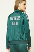 Forever21 Women's  Livin The Dream Track Jacket