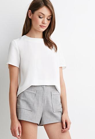 Forever21 Women's  Pocket Front Shorts