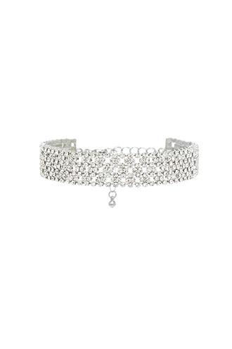 Forever21 Rhinestone Statement Bracelet