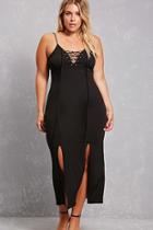 Forever21 Plus Size Lace-up Maxi Dress