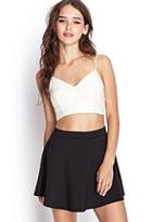 Forever21 Faux Leather Crop Top