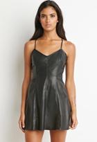 Forever21 Faux Leather Cami Dress