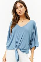 Forever21 Tie-front Dolman Top
