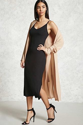 Forever21 Side Slit Cami Dress