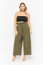 Forever21 Plus Size Rebdolls Inc. Paperbag Waist Culottes