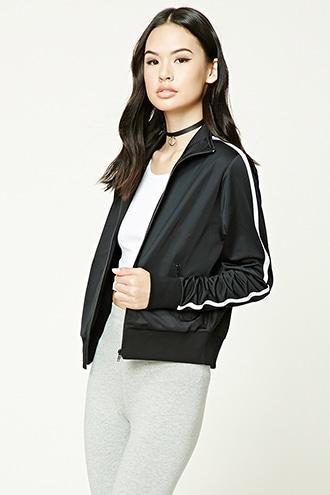 Forever21 Striped Track Jacket