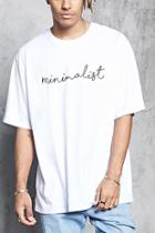 Forever21 Minimalist Embroidered Tee