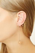 Forever21 Ear Cuff And Drop Earring Set