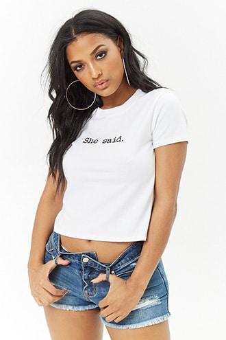 Forever21 She Said Graphic Tee