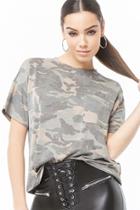 Forever21 Faded Camo Pocket Tee