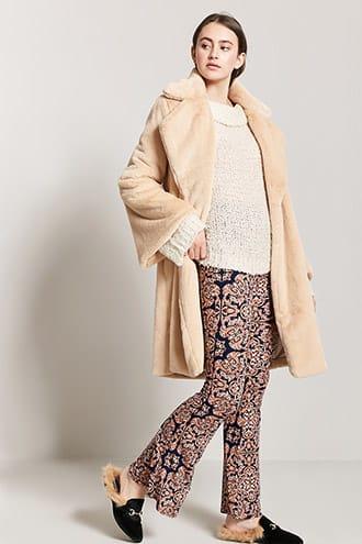 Forever21 Baroque-inspired Print Flare Pants