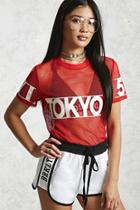 Forever21 Tokyo 56 Mesh Tee