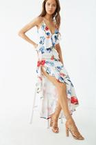 Forever21 Floral Ruffled Maxi Dress