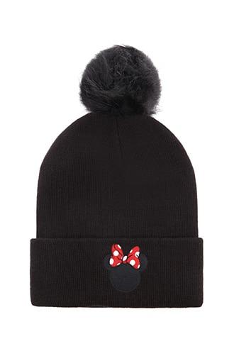 Forever21 Minnie Mouse Pom Pom Beanie