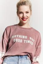 Forever21 Good Times Graphic Sweatshirt