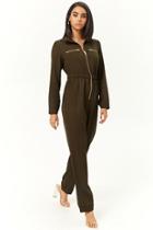 Forever21 Zip-front Jumpsuit