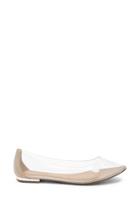 Forever21 Translucent Pointed-toe Flats