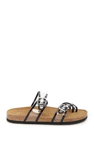 Forever21 Contrast Trim Sandals