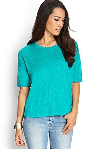 Forever21 Knit Linen Tee