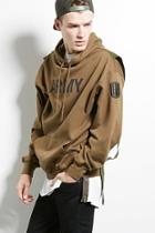Forever21 Cross Colours Army Hoodie
