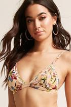 Forever21 Quintsoul Floral Bralette Bikini Top