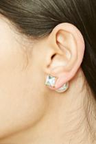 Forever21 Iridescent Geo Ear Jackets