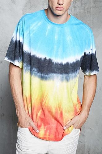 Forever21 Tie-dye High-low Tee