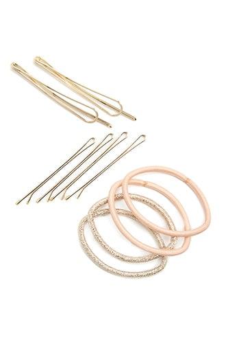 Forever21 Bobby Pin & Hair Tie Set