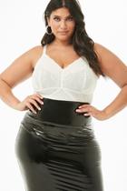 Forever21 Plus Size Faux Patent Leather Skirt