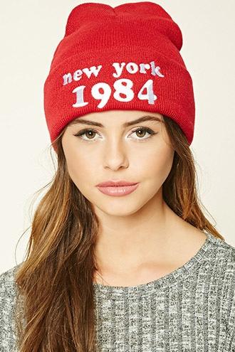 Forever21 Women's  New York 1984 Beanie