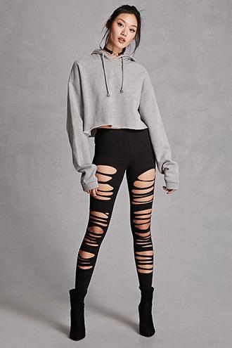Forever21 Ripped Leggings